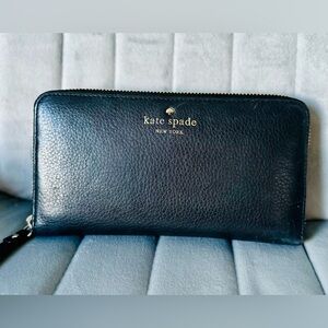 Kate Spade Black Leather Wallet